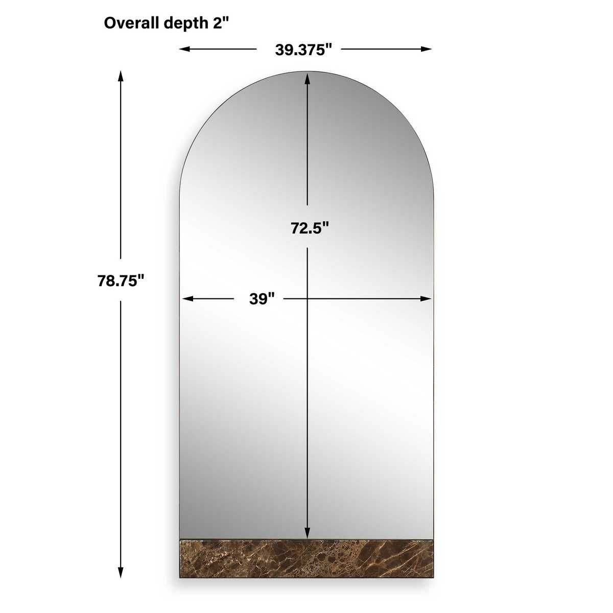 Hanover Arch Mirror – Mirrors by Uttermost | Sutter & Vale