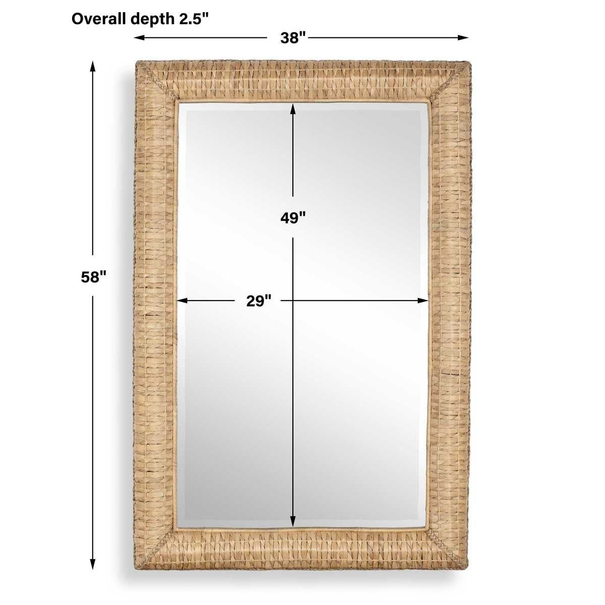 Twisted Seagrass Large Mirror – Mirrors by Uttermost | Sutter & Vale
