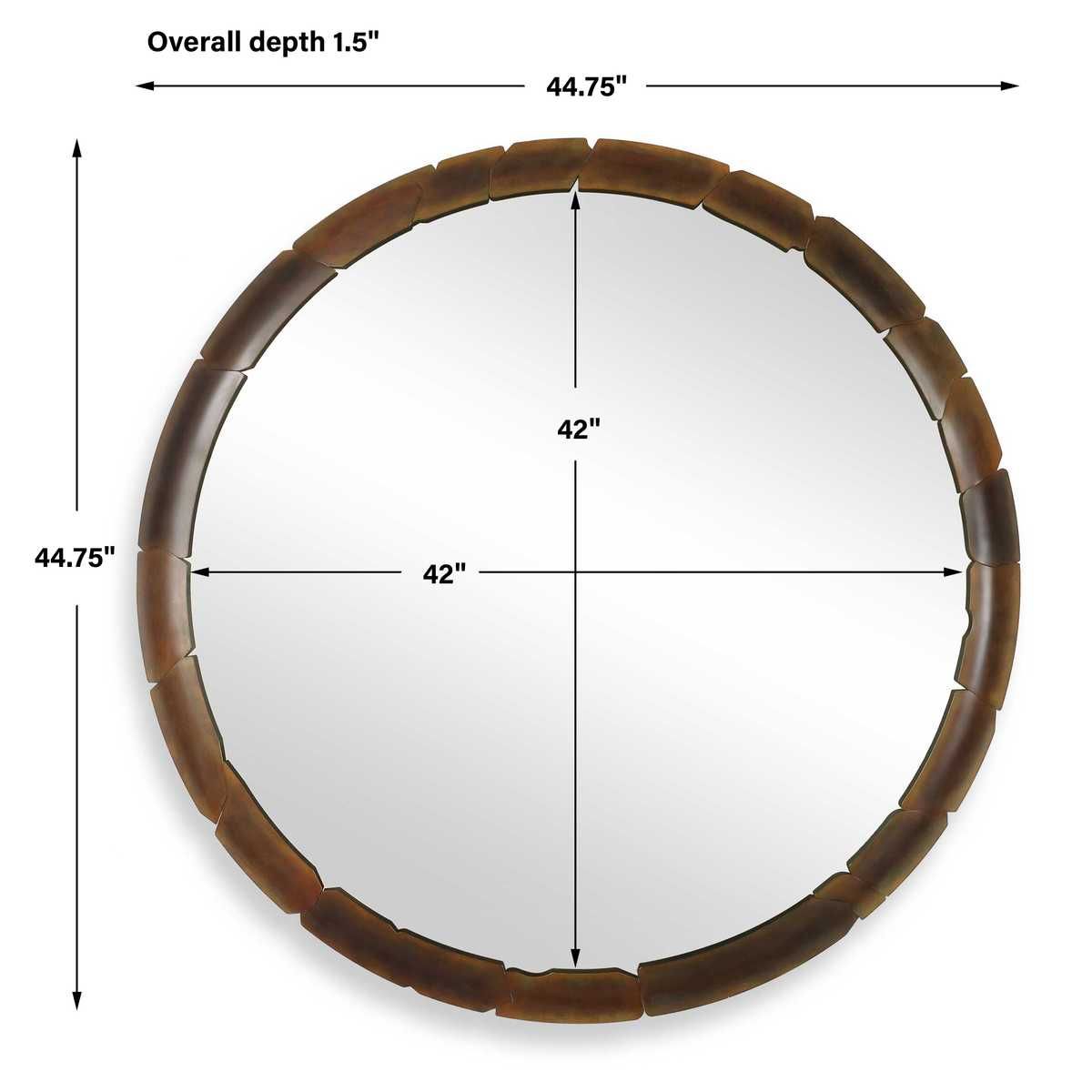 Auger Round Mirror – Mirrors by Uttermost | Sutter & Vale