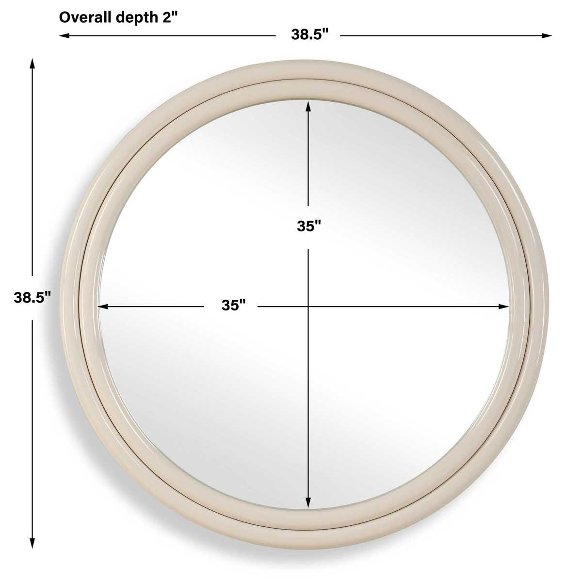Florian Round Mirror