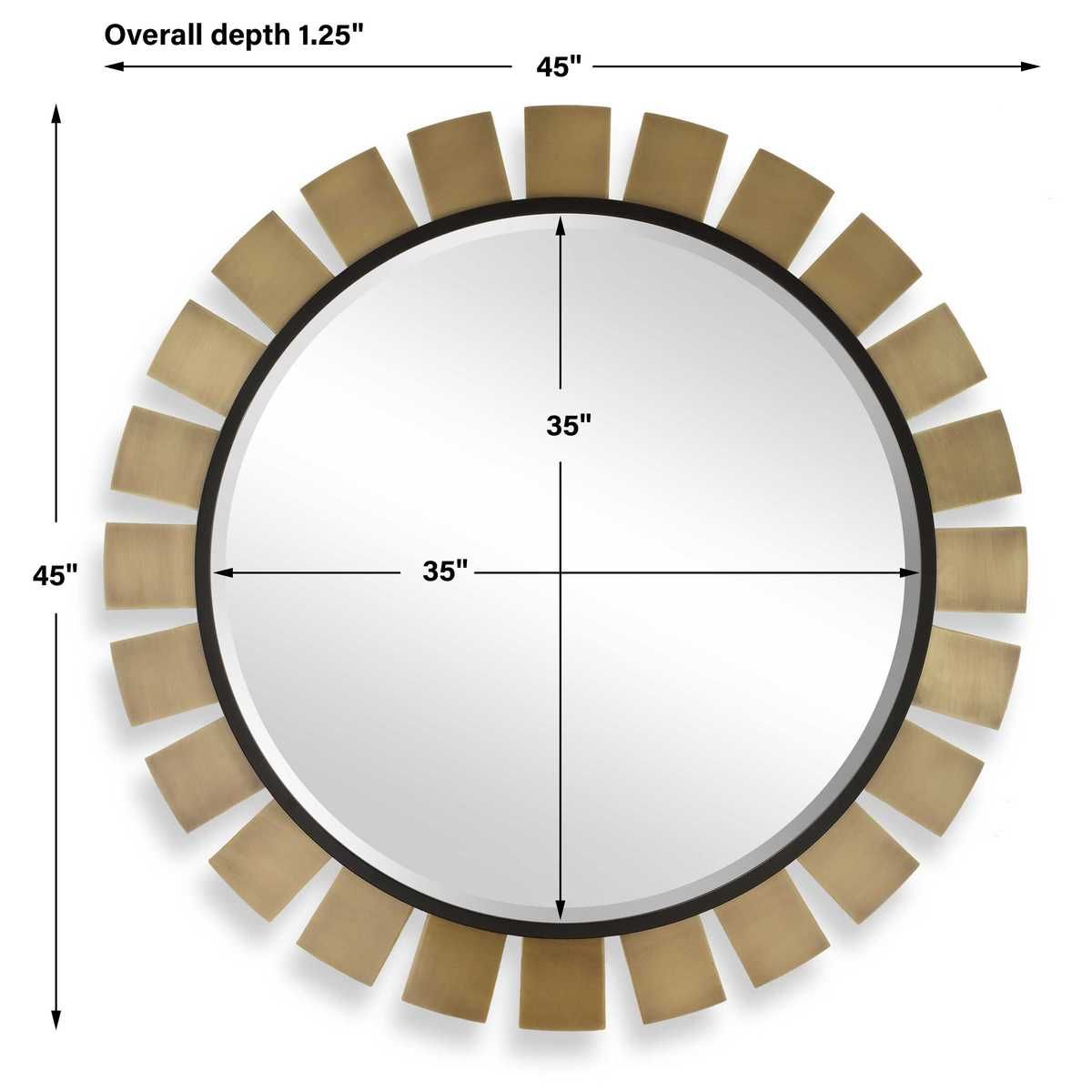 Toluca Round Mirror – Mirrors by Uttermost | Sutter & Vale