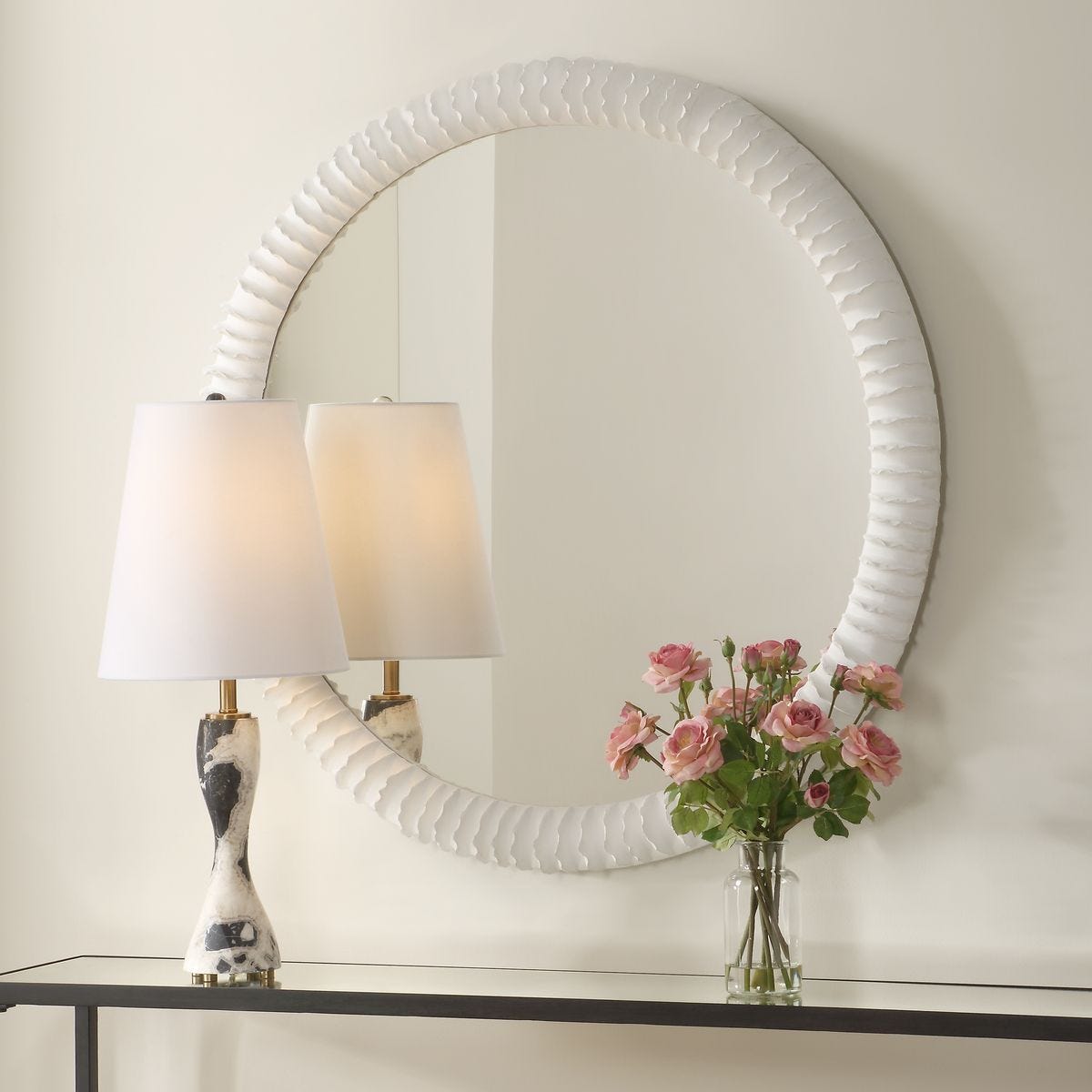 Akiko Round Mirror – Mirrors by Uttermost | Sutter & Vale