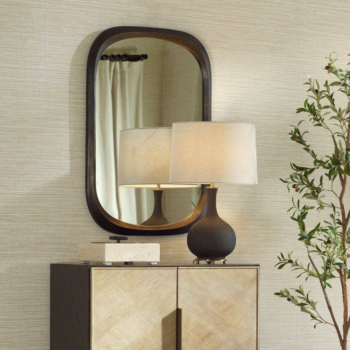 Malone Mirror, Bronze – Mirrors by Uttermost | Sutter & Vale