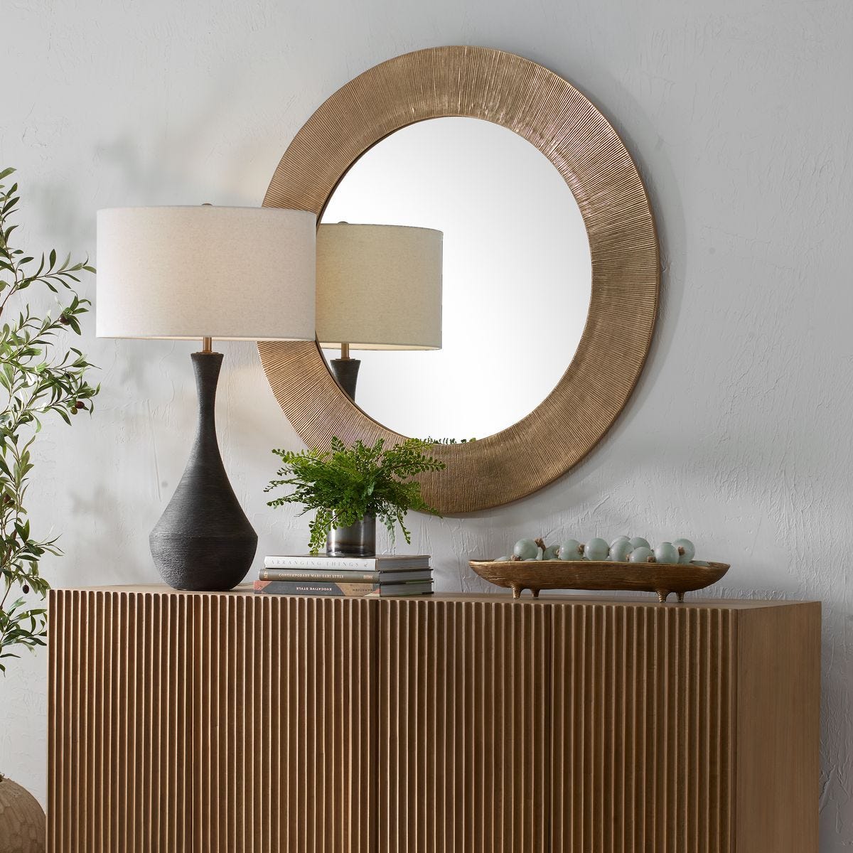 Tano Round Mirror – Mirrors by Uttermost | Sutter & Vale