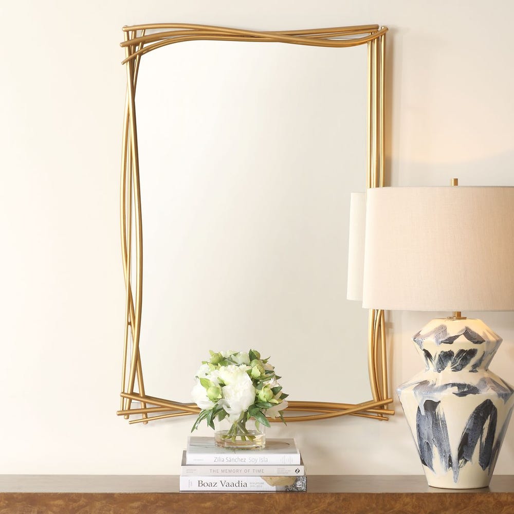 Curved Branches Mirror