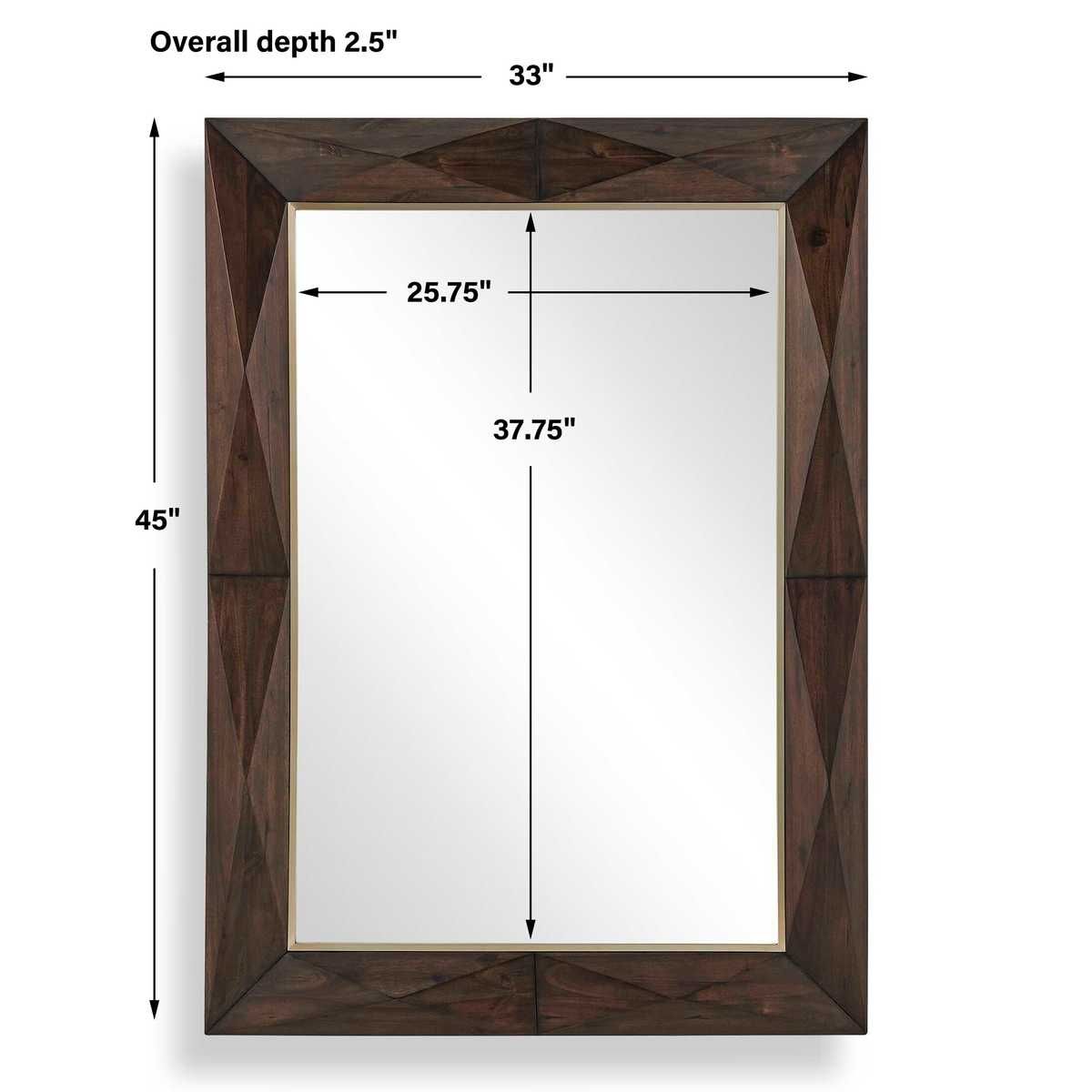 Diamond In The Rough Mirror – Mirrors by Uttermost | Sutter & Vale