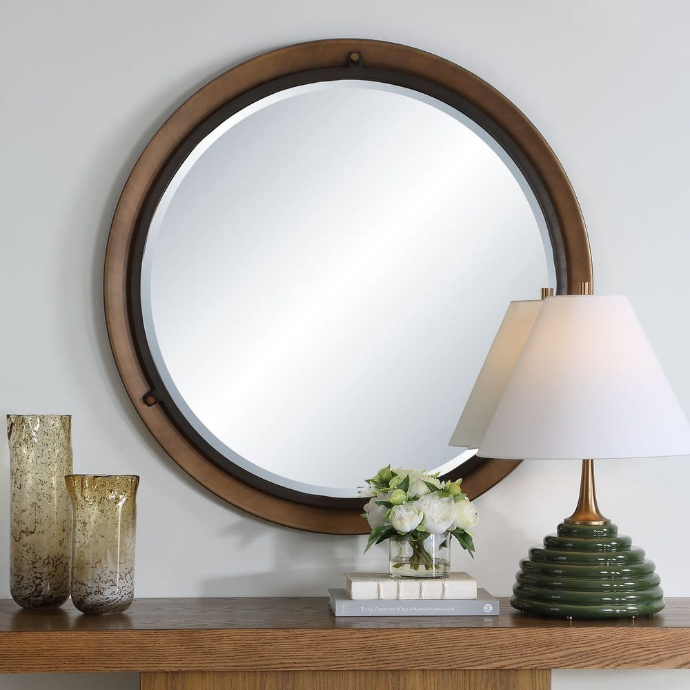 Porthole Round Mirror
