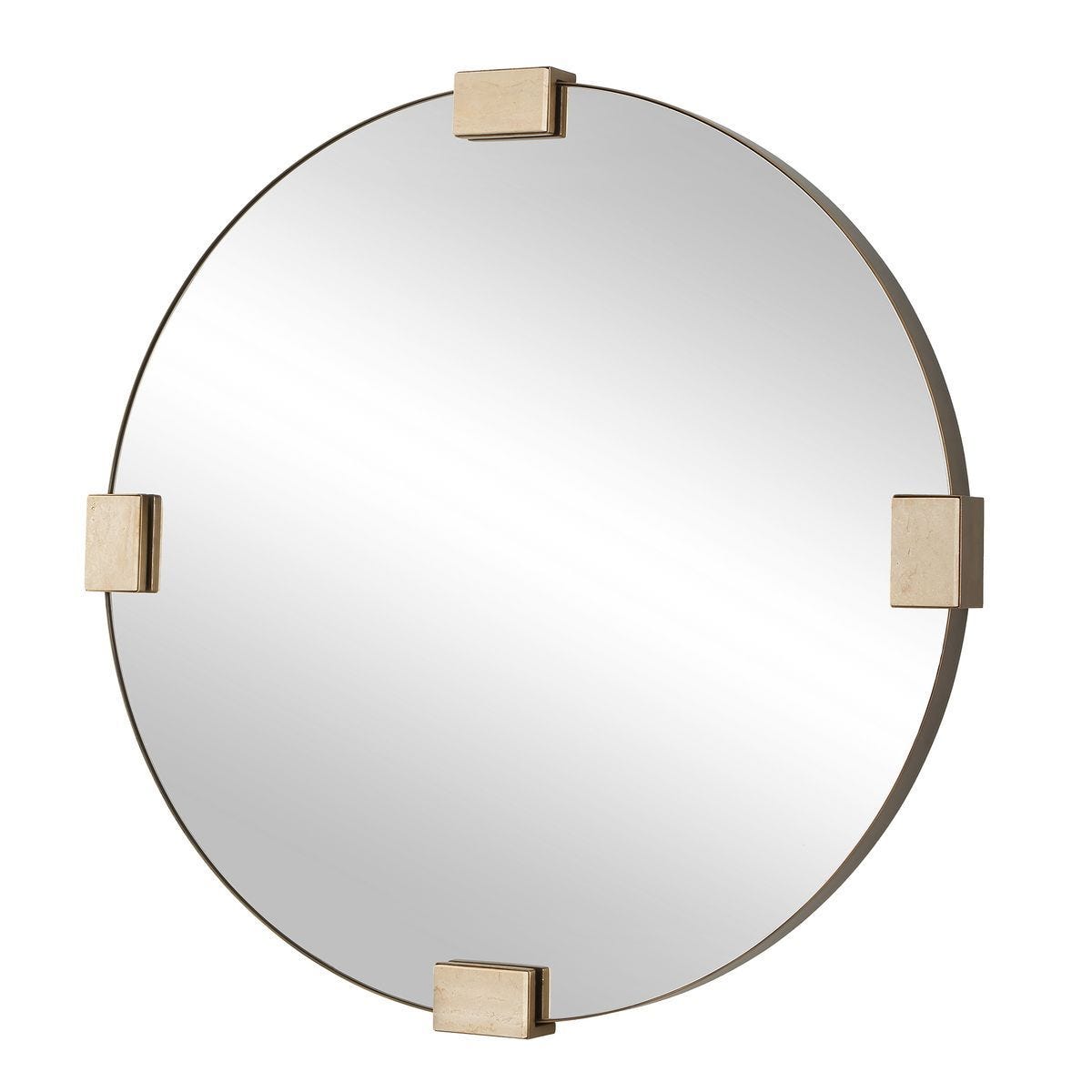 Russo Round Mirror – Mirrors by Uttermost | Sutter & Vale