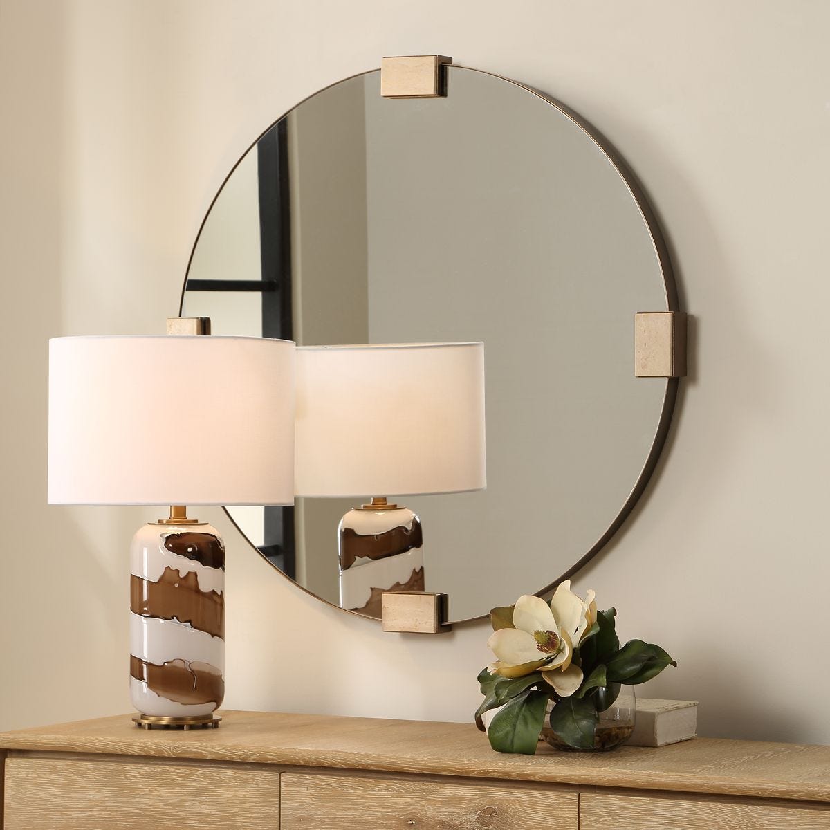 Russo Round Mirror
