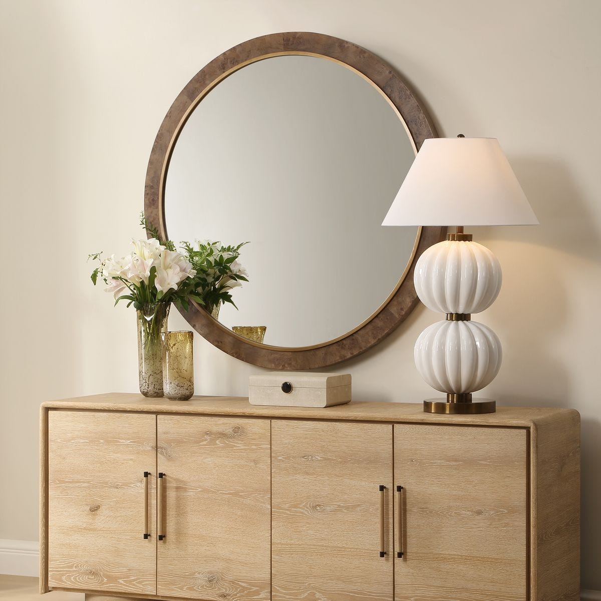 Cleveland Round Mirror – Mirrors by Uttermost | Sutter & Vale