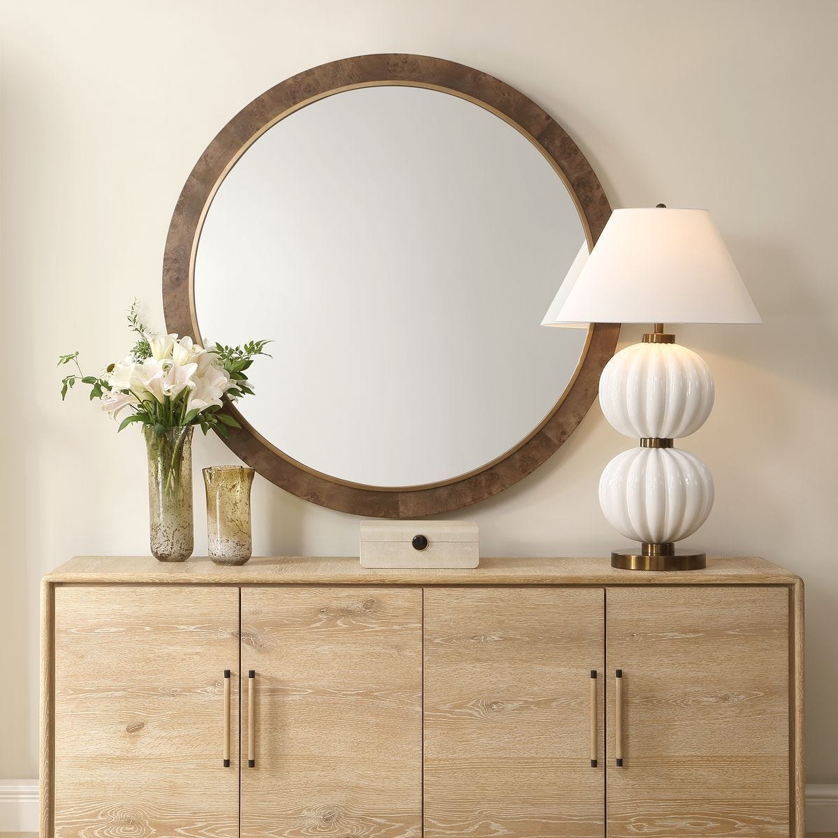 Cleveland Round Mirror – Mirrors by Uttermost | Sutter & Vale