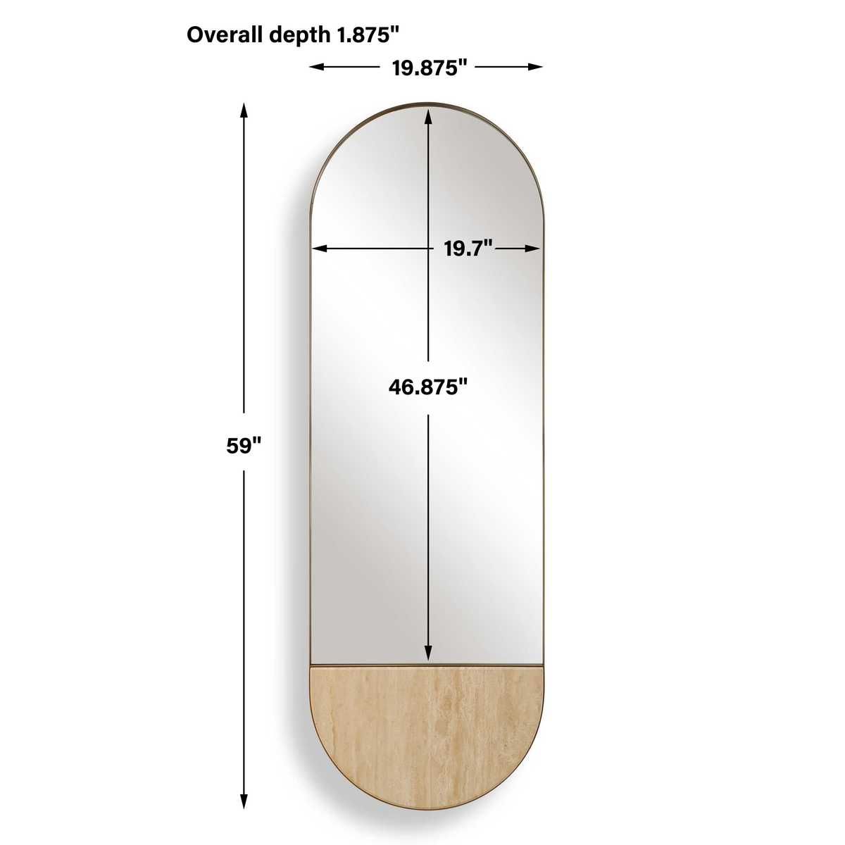 Russo Tall Oval Mirror – Mirrors by Uttermost | Sutter & Vale