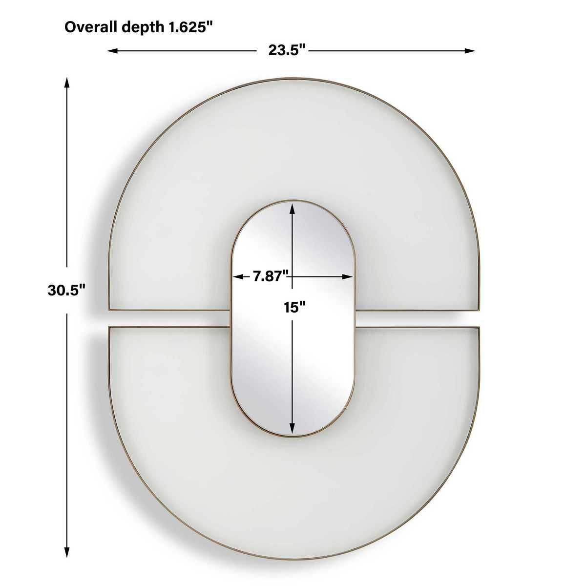 Encase Oval Mirror – Mirrors by Uttermost | Sutter & Vale