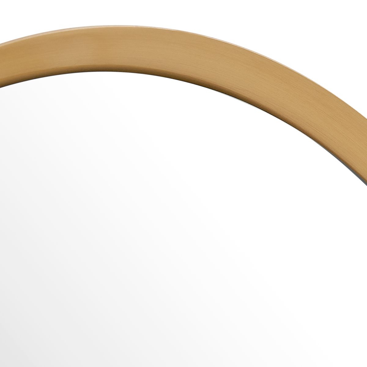 Torrado Oval Mirror, Brass