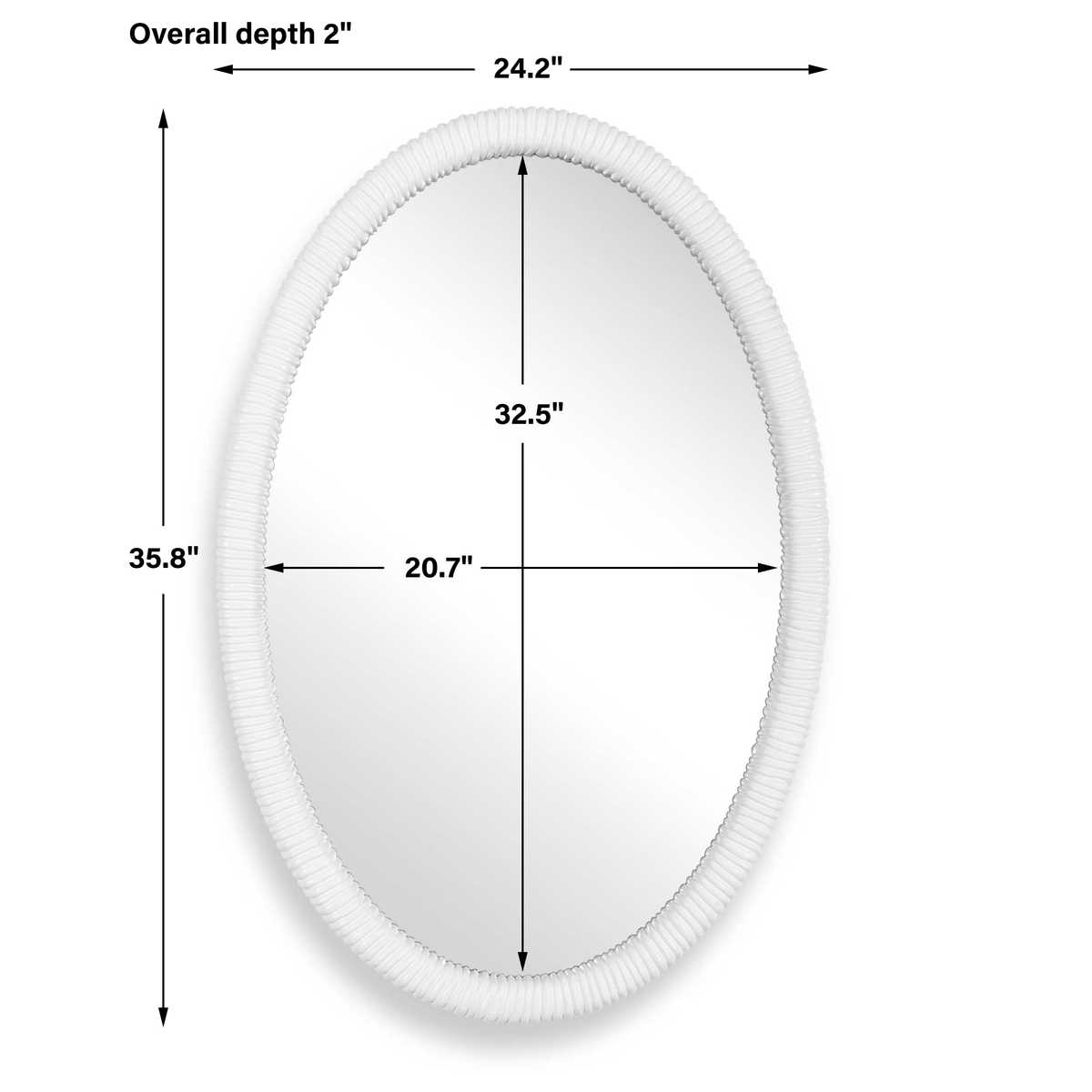 Bali Oval Mirror