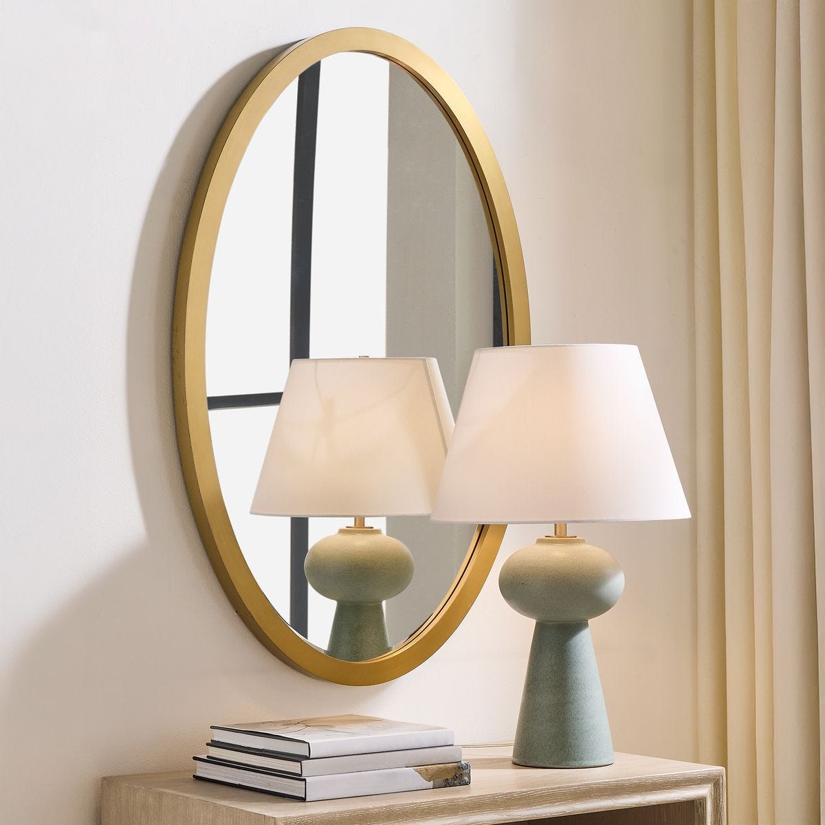 Elstree Oval Mirror – Mirrors by Uttermost | Sutter & Vale