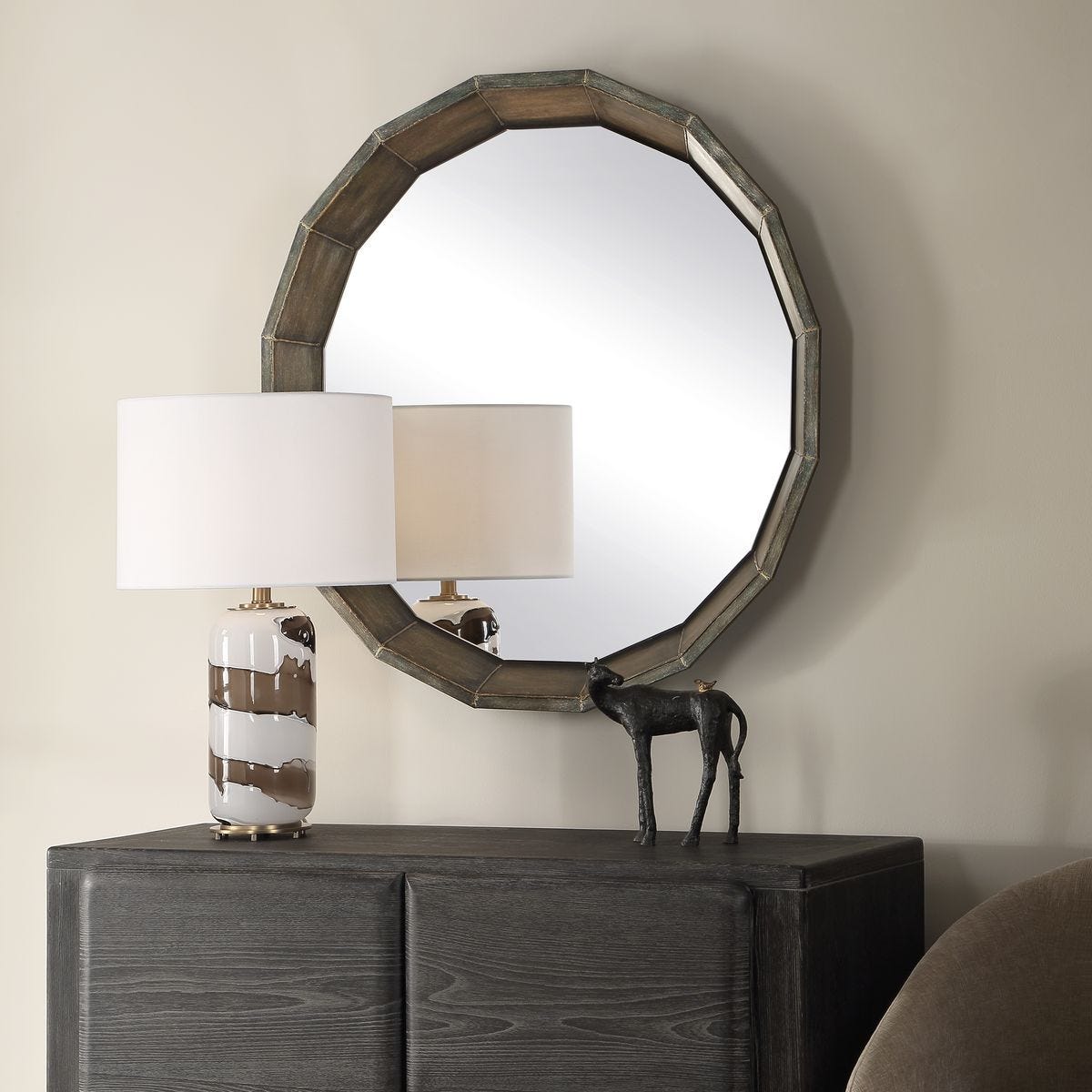 Neve Round Mirror – Mirrors by Uttermost | Sutter & Vale