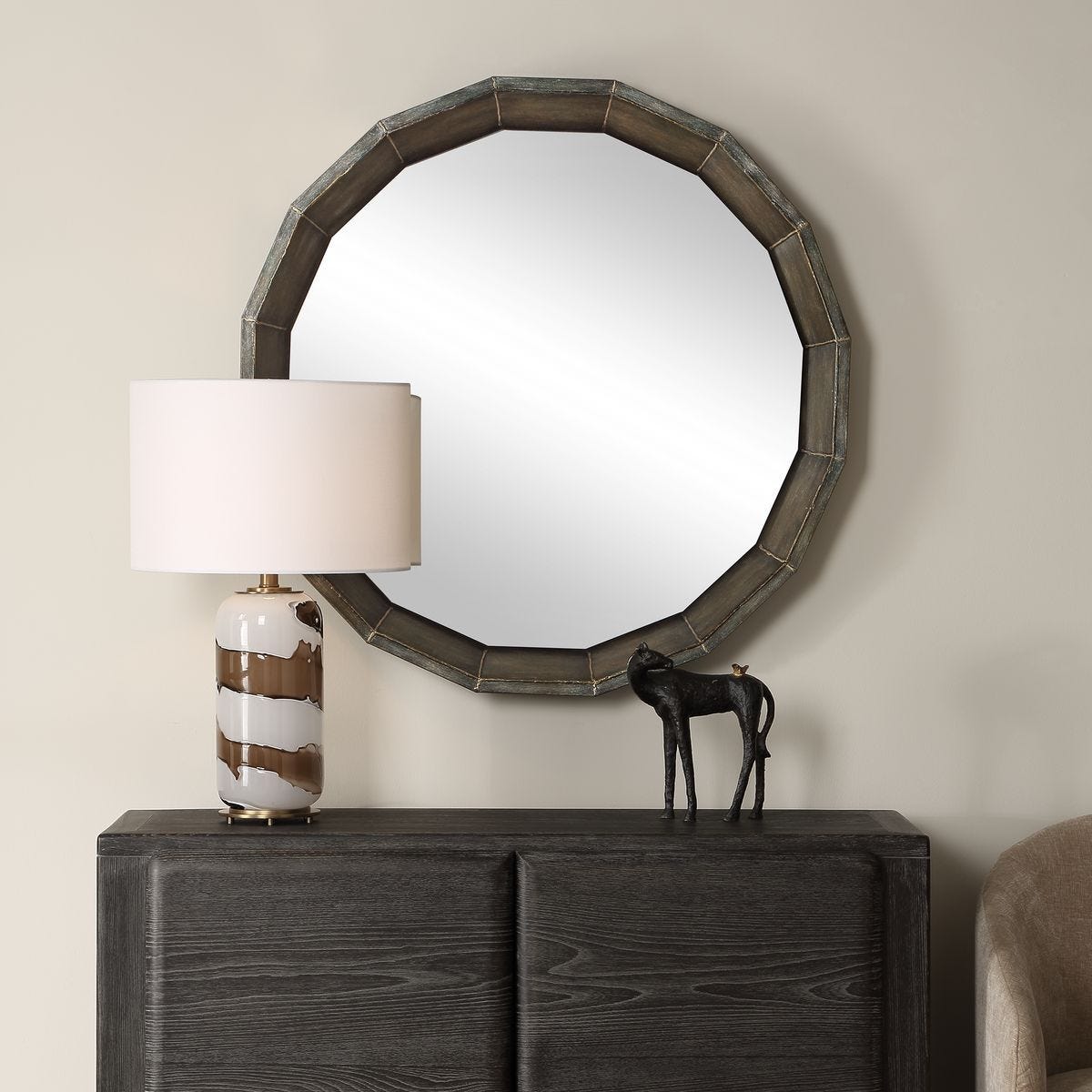 Neve Round Mirror – Mirrors by Uttermost | Sutter & Vale