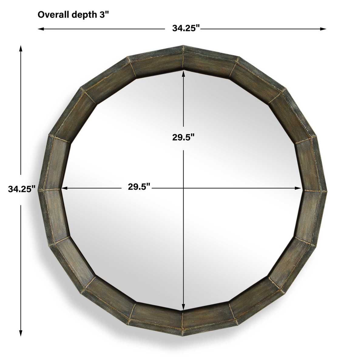 Neve Round Mirror – Mirrors by Uttermost | Sutter & Vale