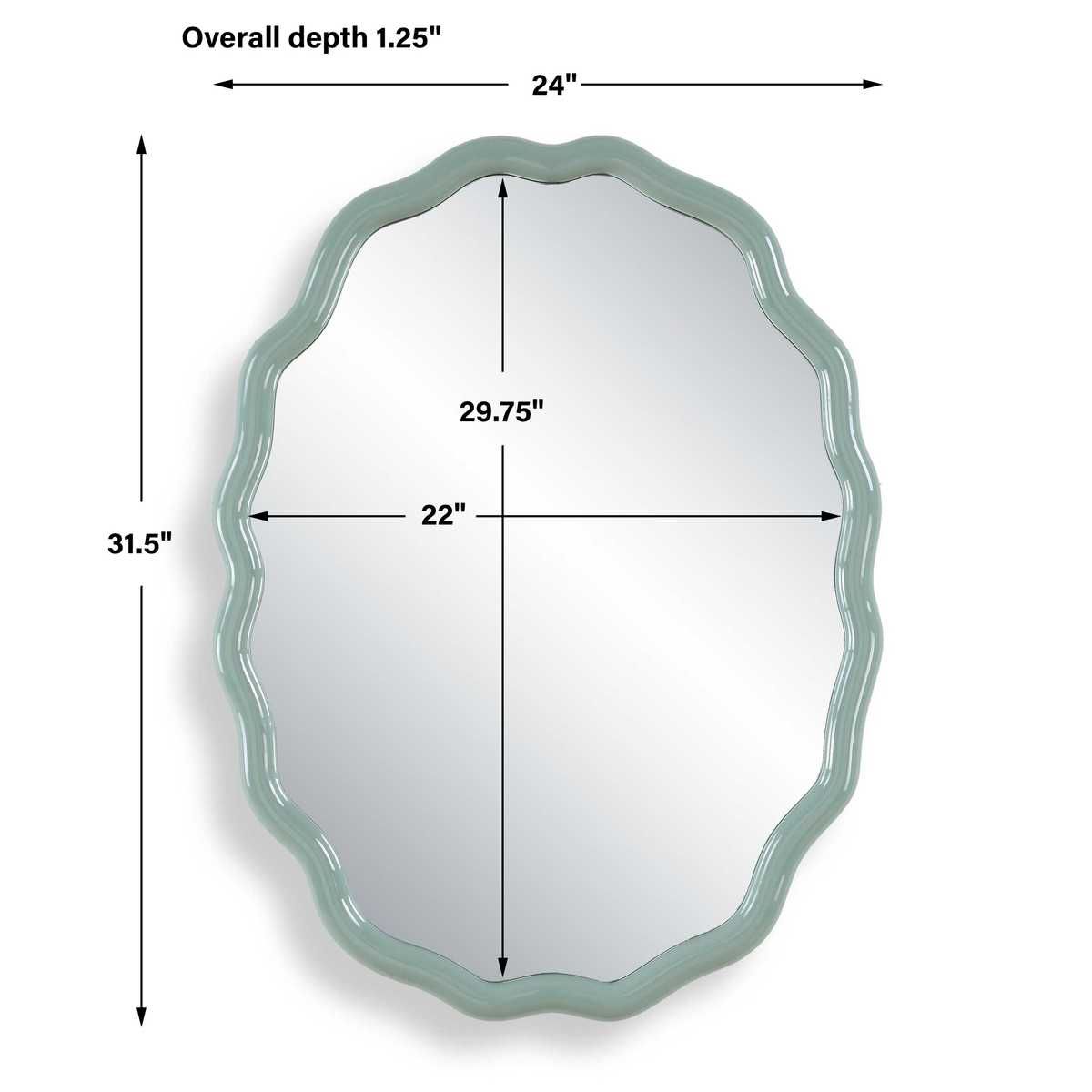 Isly Oval Mirror – Mirrors by Uttermost | Sutter & Vale
