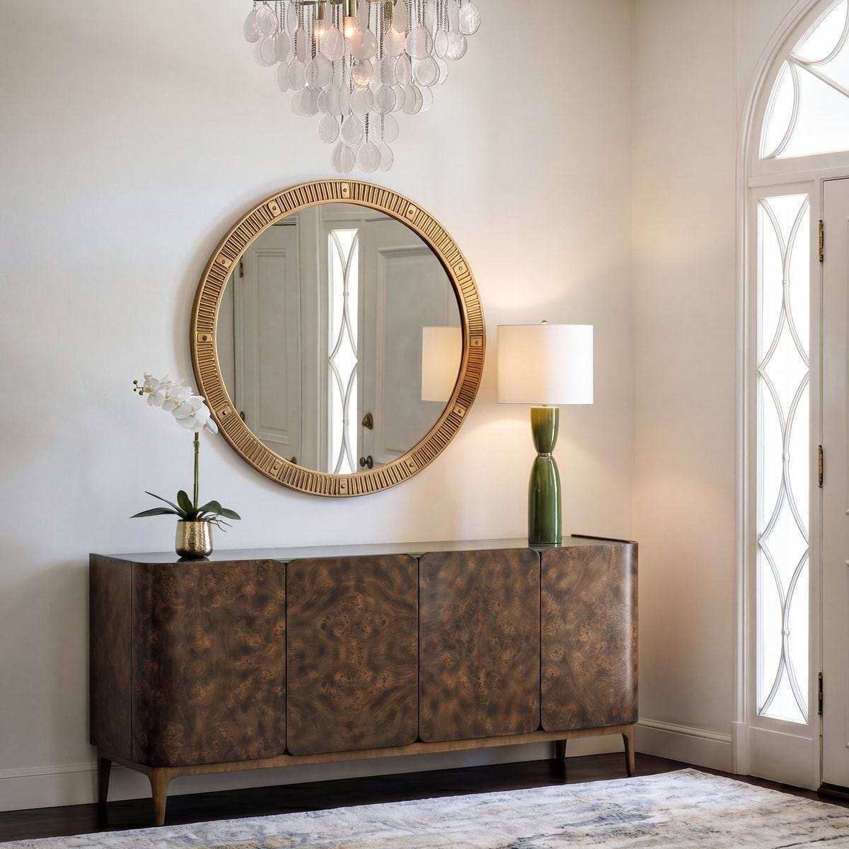 Heart Of Gold Round Mirror – Mirrors by Uttermost | Sutter & Vale