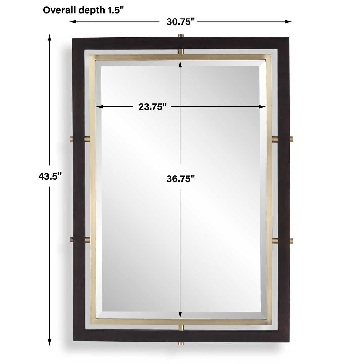 Bach Rectangle Mirror – Mirrors by Uttermost | Sutter & Vale