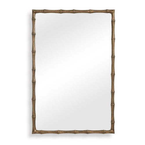Brass Bamboo Mirror