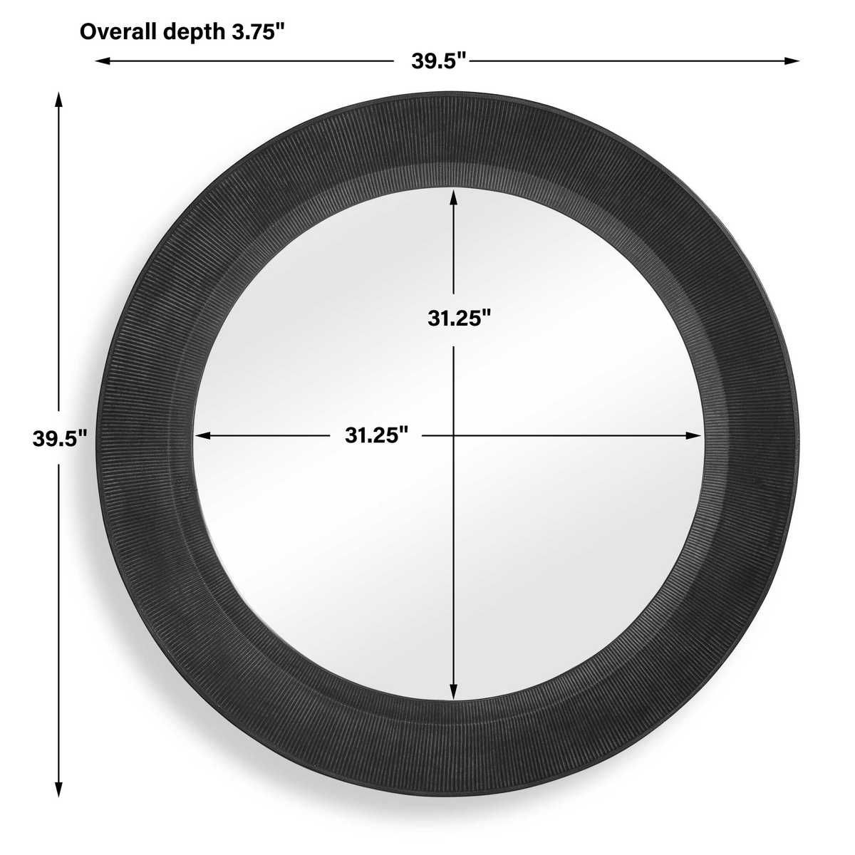 Montgomery Round Mirror – Mirrors by Uttermost | Sutter & Vale