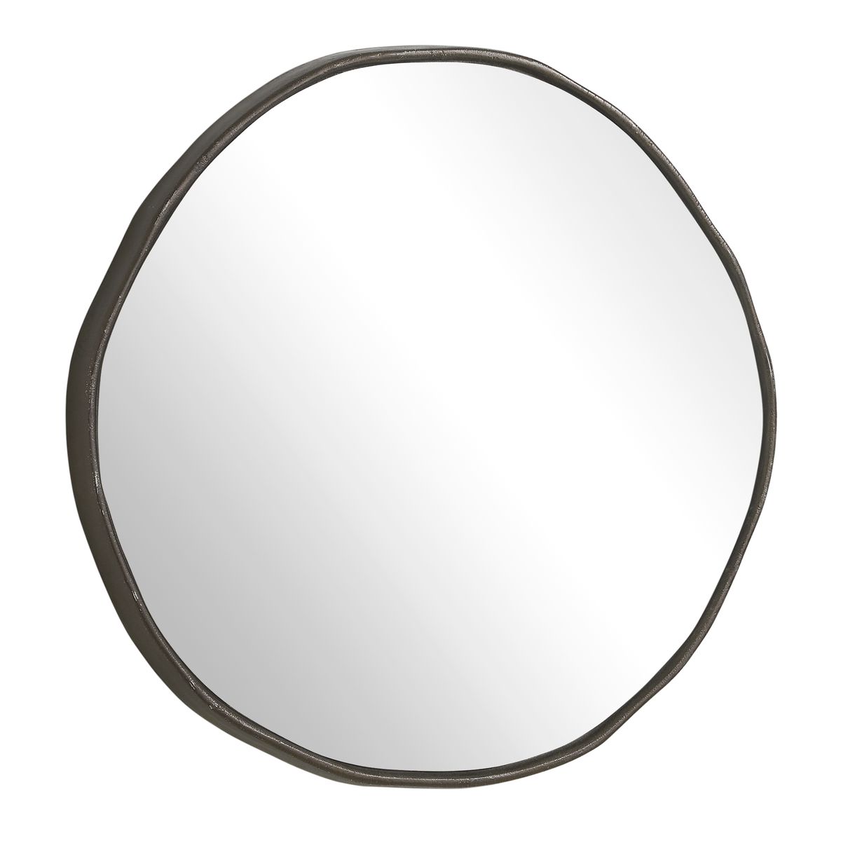 Lowen Round Mirror, Bronze
