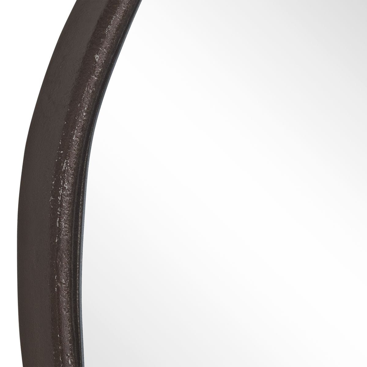 Lowen Round Mirror, Bronze