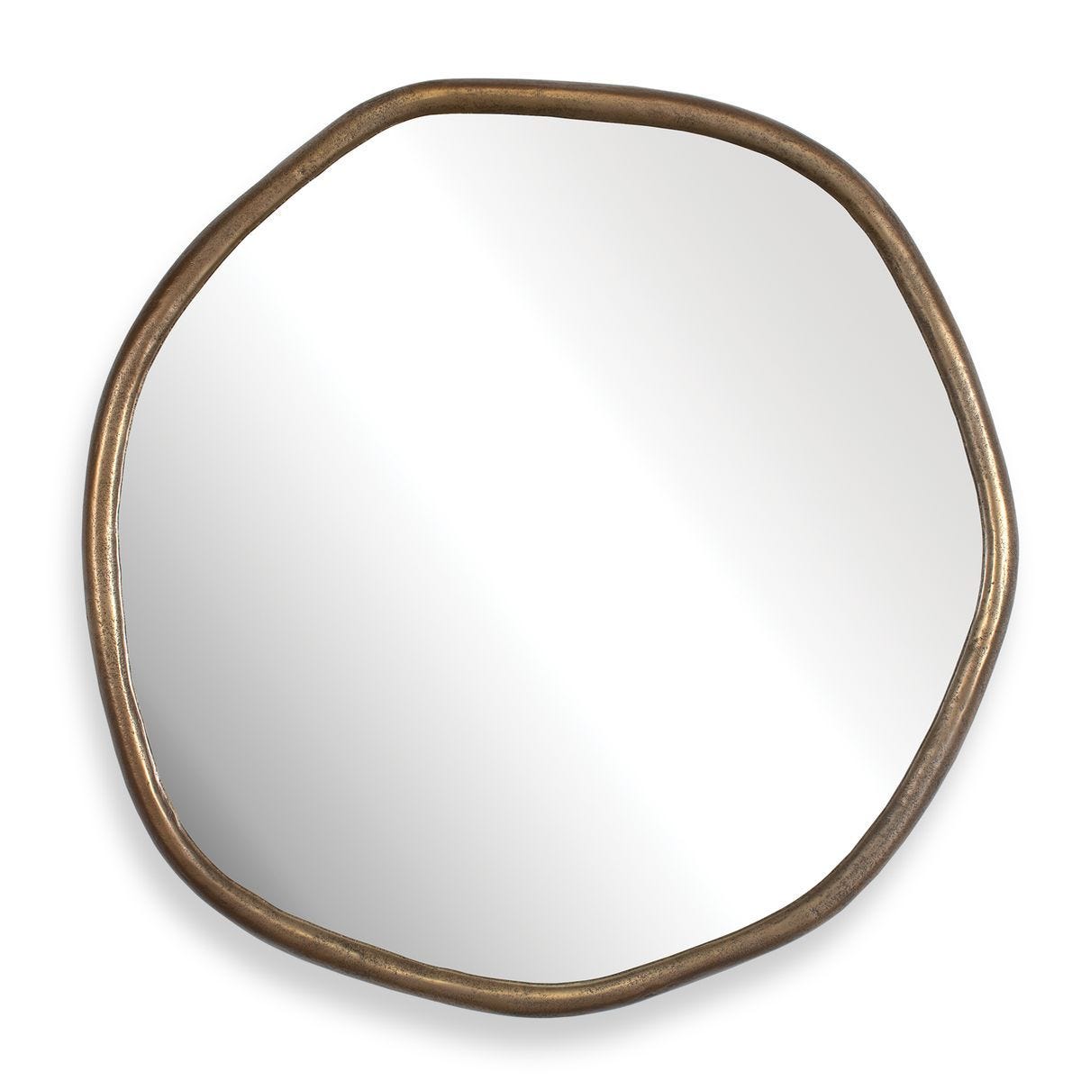 Ambrose Indoor-Outdoor Round Mirror – Mirrors by Uttermost | Sutter & Vale