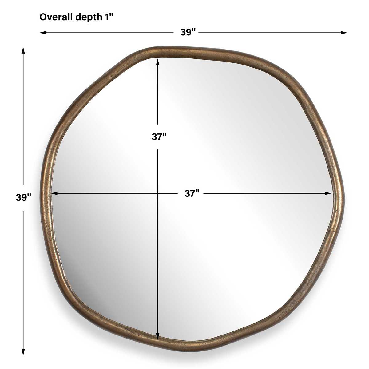 Ambrose Indoor-Outdoor Round Mirror