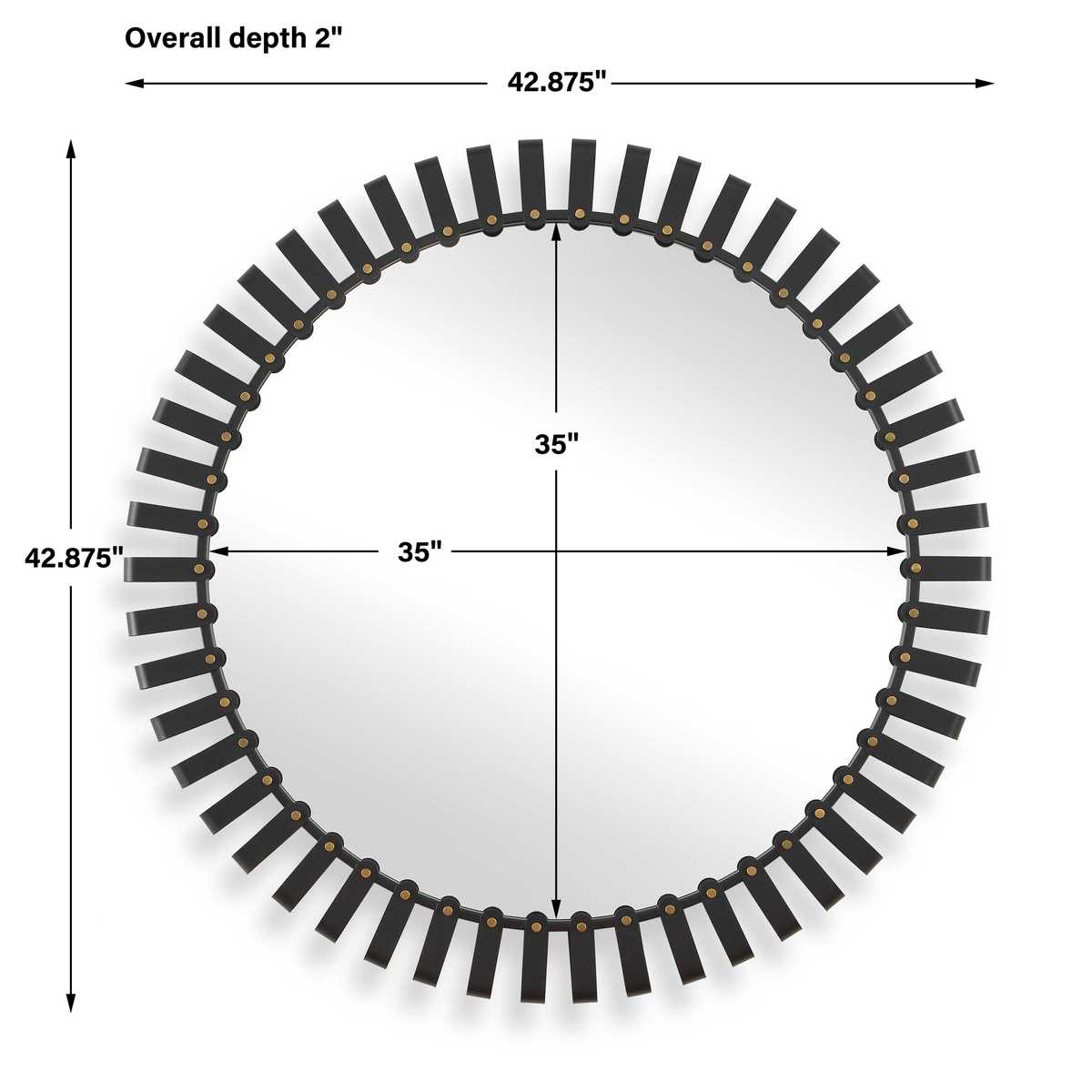 Jael Round Mirror