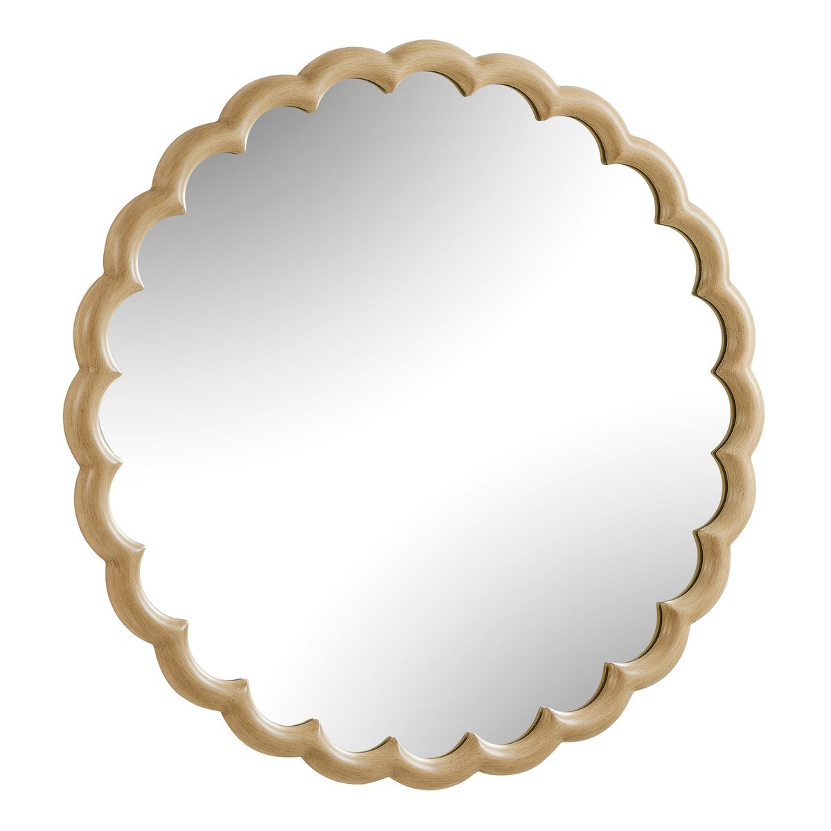 Cerrito Round Mirror, Burnished Ivory