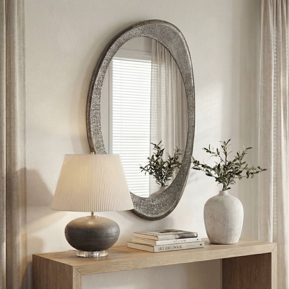 Schiller Oval Mirror – Mirrors by Uttermost | Sutter & Vale