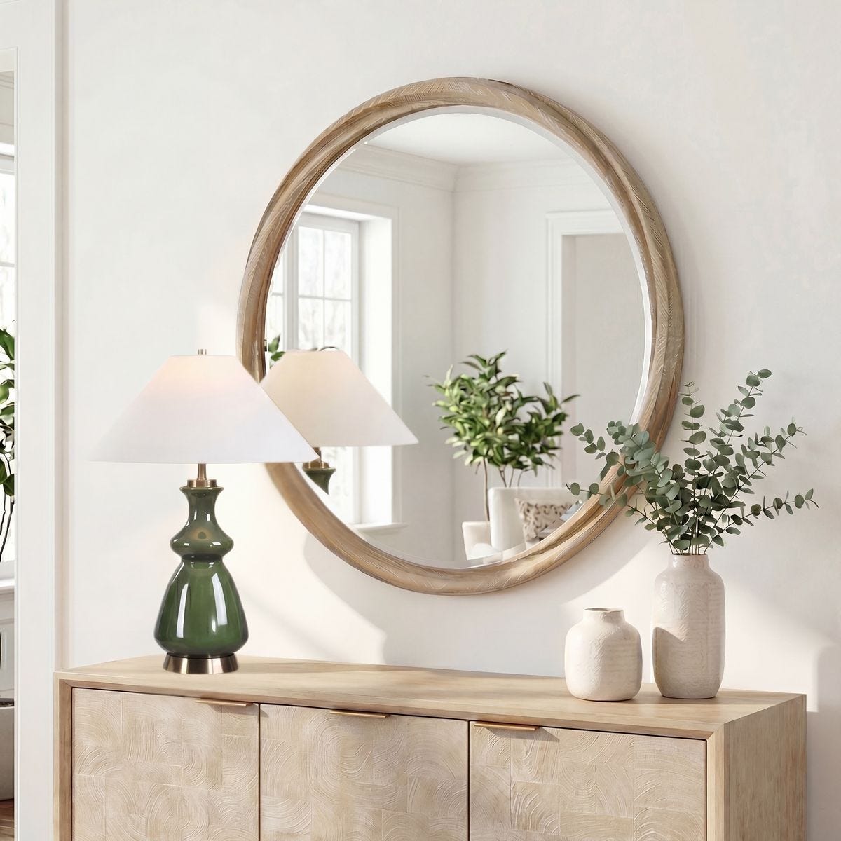 Landry Round Mirror – Mirrors by Uttermost | Sutter & Vale