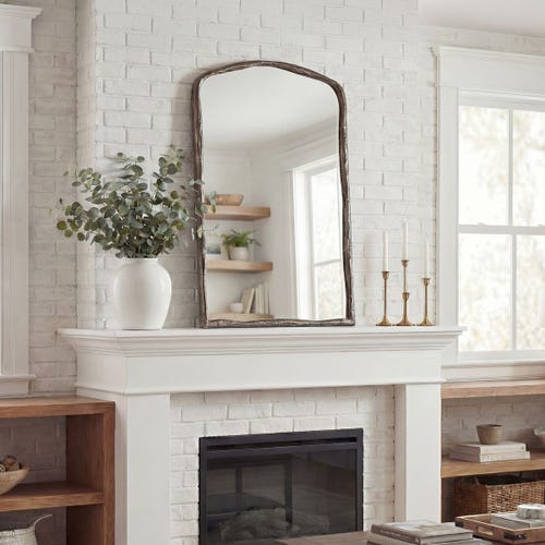 Hammered Arch Mirror