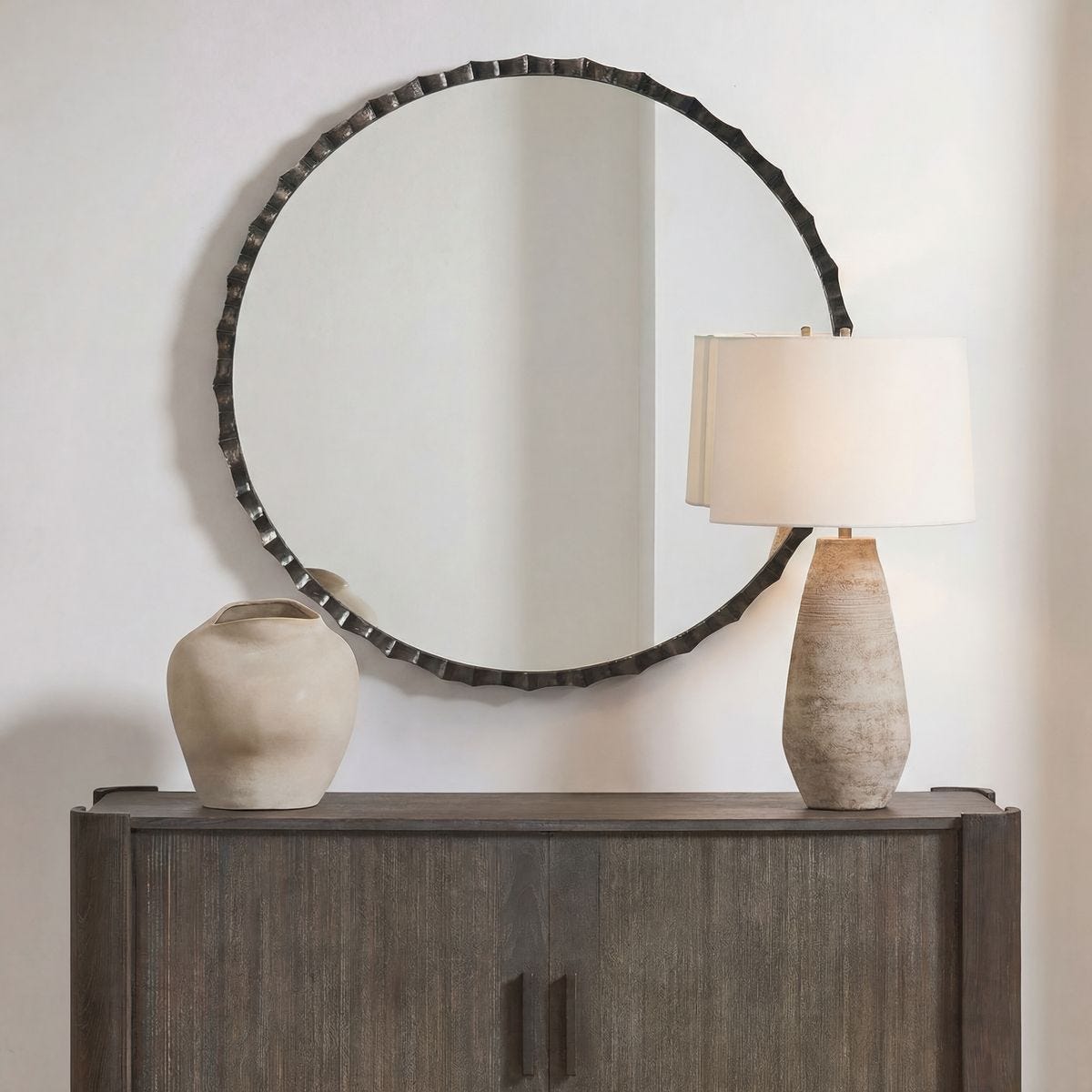 Grander Round Mirror – Mirrors by Uttermost | Sutter & Vale