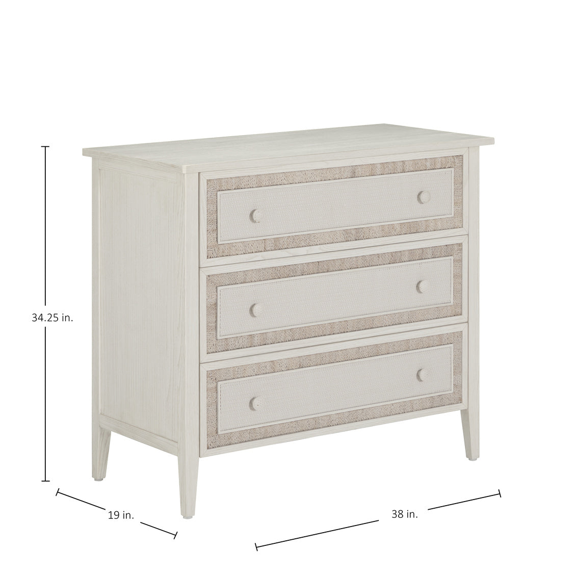 Grand Bermuda Chest - Whitewash