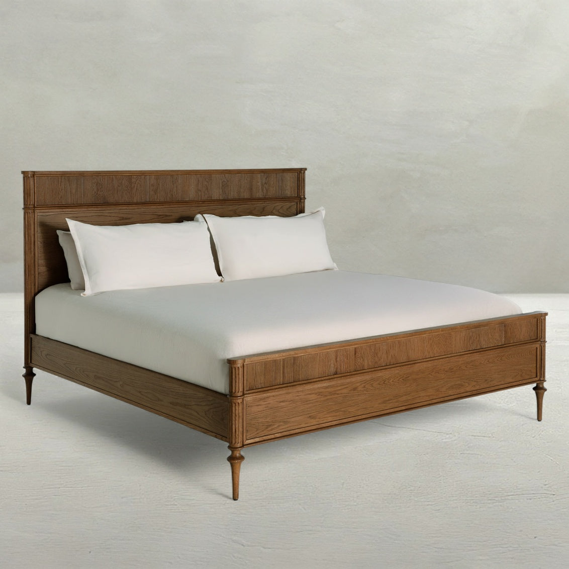 Andrea King Bed - Natural