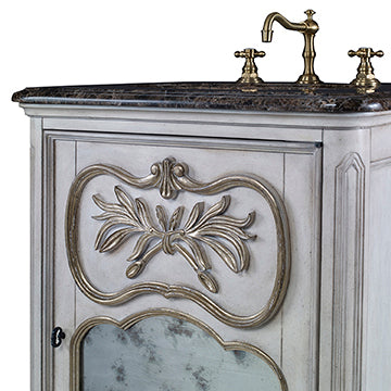 Laurel Petite Sink Chest - White