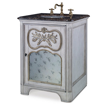 Laurel Petite Sink Chest - White