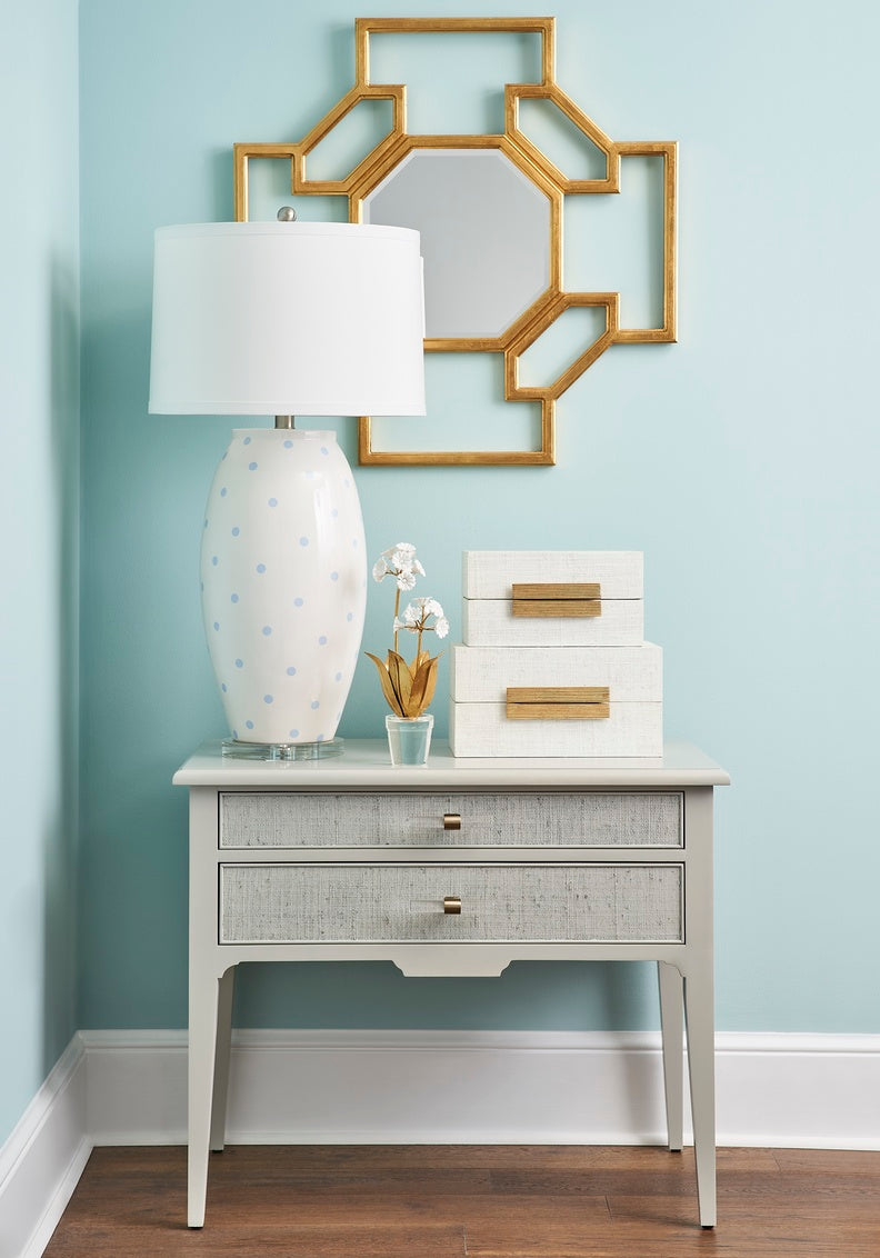 Harleigh Mirror - Gold in 31.5 / Wood - Chelsea House