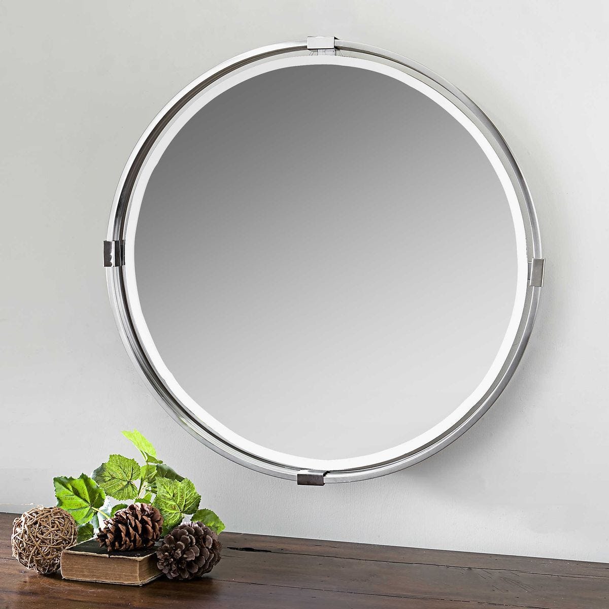 Tazlina Round Mirror – Mirrors by Uttermost | Sutter & Vale