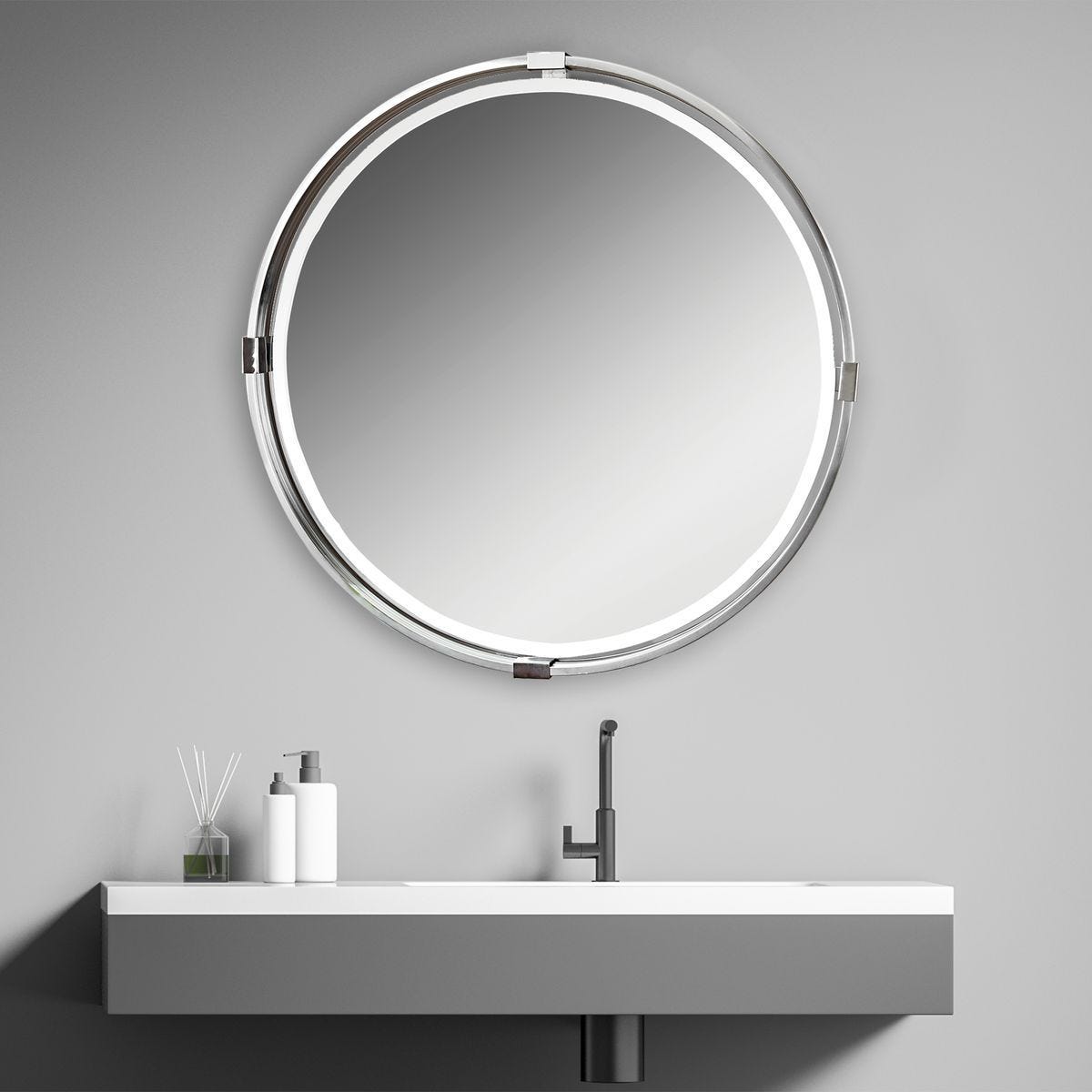 Tazlina Round Mirror – Mirrors by Uttermost | Sutter & Vale