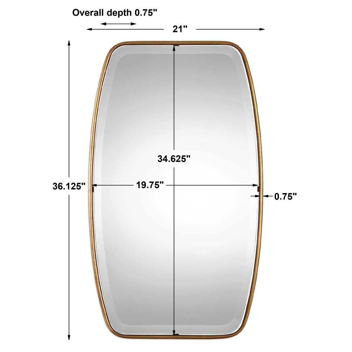 Canillo Mirror, Gold – Mirrors by Uttermost | Sutter & Vale