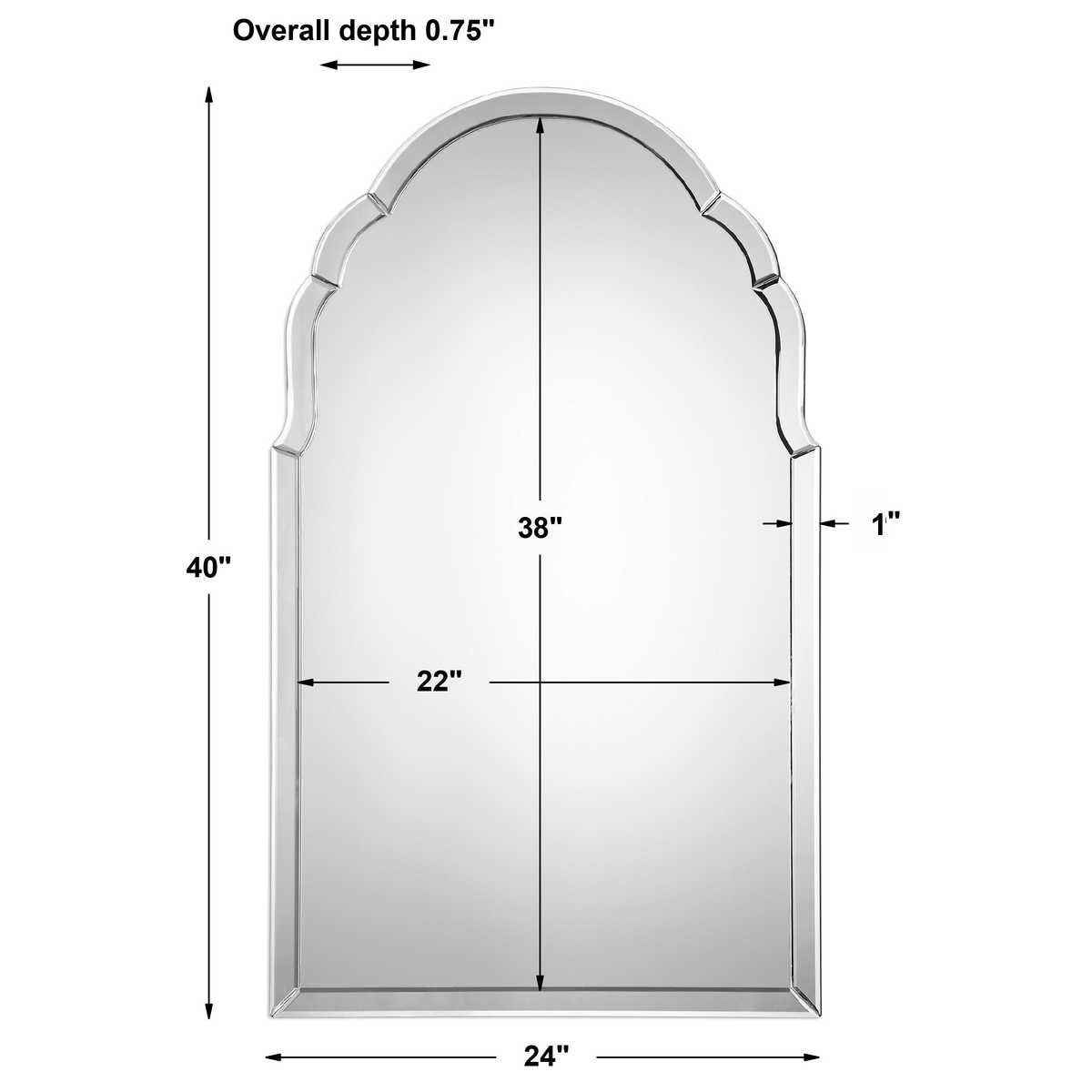 Brayden Frameless Mirror – Mirrors by Uttermost | Sutter & Vale