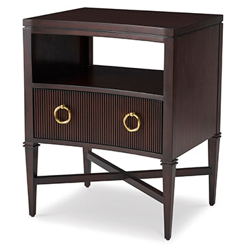Reeded Petite Nightstand – Ambella Home