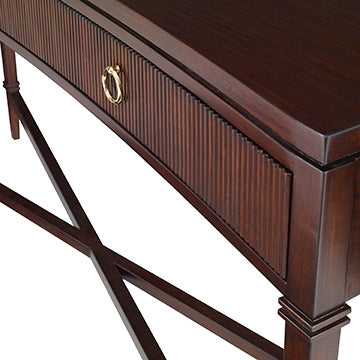 Reeded Console Table