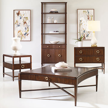 Reeded Cocktail Table